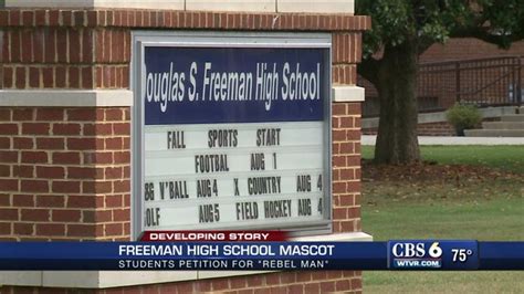 Hundreds sign petition for ‘Rebel Man’ mascot’s return at Freeman High