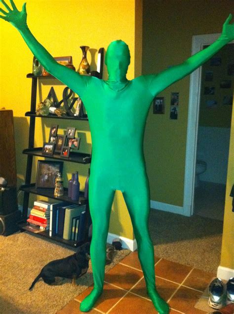 The Wooster Roost: Halloween - Homemade Kermit Costume