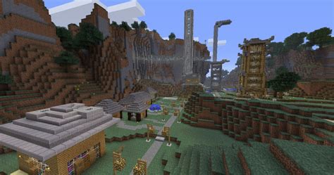 Mountain Village Minecraft Map