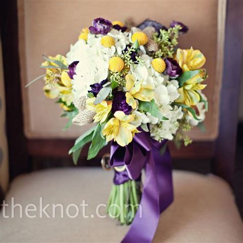 White, Yellow, and Purple Bouquet