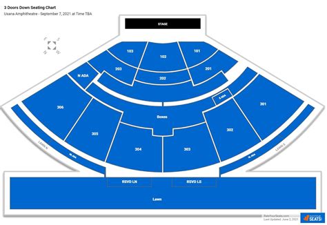 Usana Amphitheatre Seating Chart - RateYourSeats.com