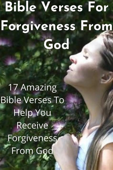 25 Bible Verses For Forgiveness To Restore Peace - Faith Victorious