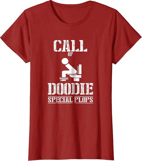 Amazon.com: Call Of Doodie Special Plops T-shirt Duty Tee: Clothing