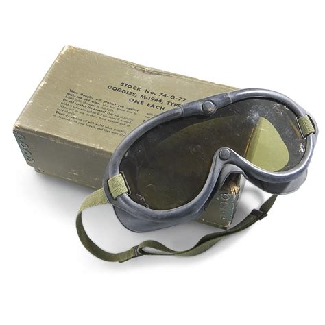 New U.S. Military WWII - era Goggles - 130678, Military Field Gear at ...