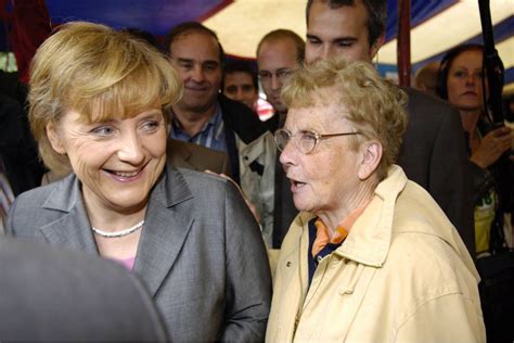 Herlind Kasner, la mère d'Angela Merkel, est décédée