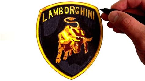 Coloriage Logo Lamborghini How to Draw the Lamborghini Logo | danieguto