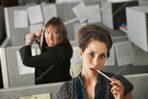 Office Worker Attacked — Stock Photo © creatista #6623894