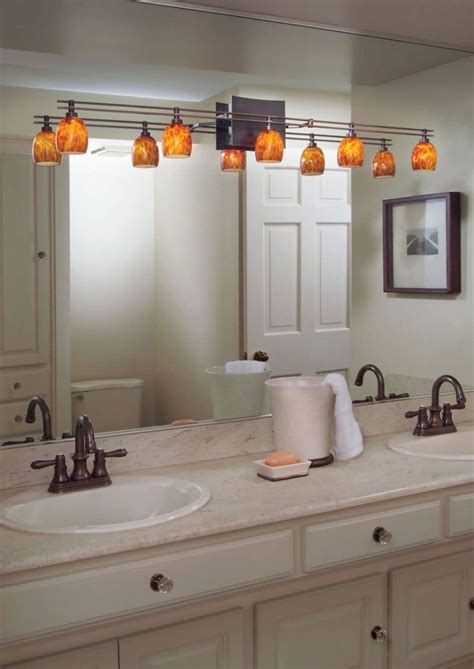 Chandelier Hanging Bathroom Lights Chrome Vanity Light Fixtures With Ideas 28 | Best bathroom ...