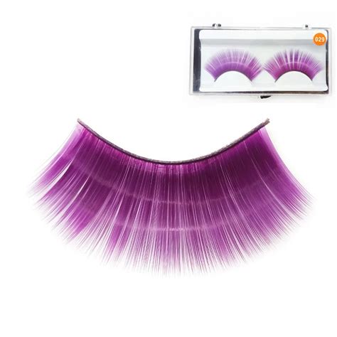 YOKPN Purple Fiber Fake Eyelash Art Performance Exaggerated False ...