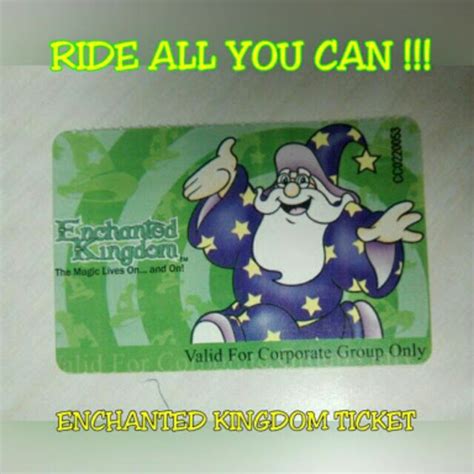 Enchanted Kingdom Tickets, Tickets/Vouchers, Attractions on Carousell