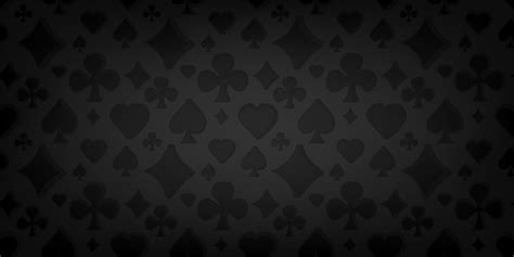 Poker and casino playing card black Background 16124733 Vector Art at Vecteezy