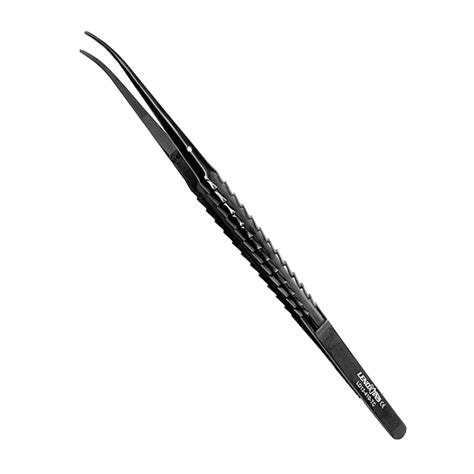 Micro Surgical Tweezers TC 17cm Curved