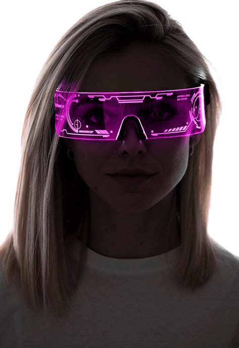 Buy Cyberpunk LED Visor Glasses - Perfect For Cosplay and Festivals - Cybergoth - Cyberpunk ...