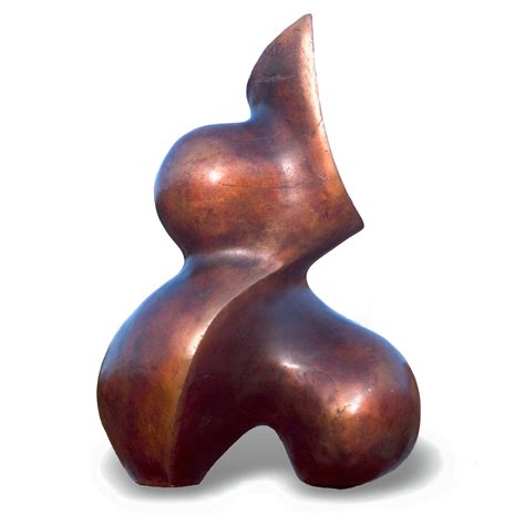 Chief – Abstract bronze sculpture by Stephen Williams – Stephen W Sculpture