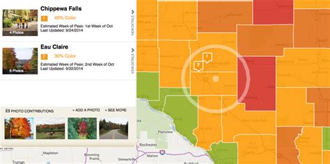 Wisconsin Fall Color Report reports Wisconsin's fall colors