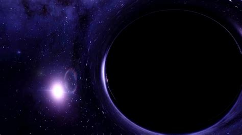 Simulation Of Falling Into A Black Hole - YouTube