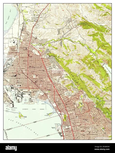 Richmond california map Cut Out Stock Images & Pictures - Alamy