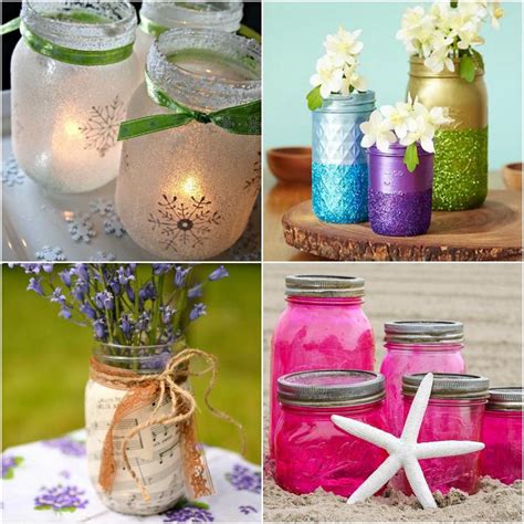 Mason Jar Crafts: 60+ Unique Ideas - Mod Podge Rocks | Mason jar crafts ...