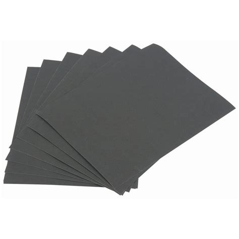 9 in. x 11 in. Emery Cloth Sanding Sheets Assortment 10 Pc