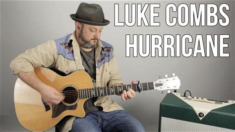 Luke Combs "Hurricane" Guitar Lesson - Country Guitar Lessons (Easy) - YouTube