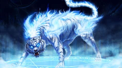 Blue Fire Tiger Wallpapers - Top Free Blue Fire Tiger Backgrounds - WallpaperAccess