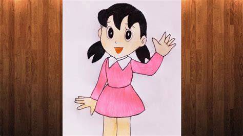 How To Draw Shizuka From Doraemon Cartoon Drawing Shizuka Easy Step | Porn Sex Picture