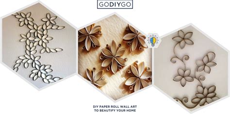 45 DIY Paper Roll Wall Art to Beautify Your Home ~ GODIYGO.COM