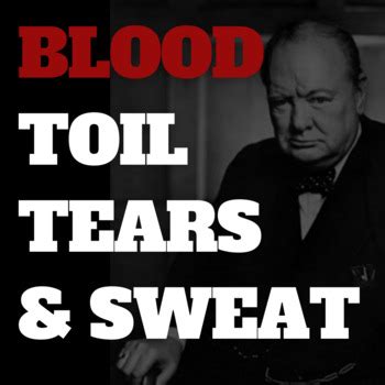 "Blood, Toil, Tears and Sweat" Winston Churchill Speech Annotation