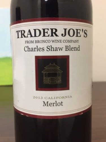 Trader Joe's Charles Shaw Blend Merlot | Vivino US