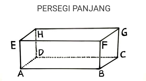 Cara menggambar persegi panjang - YouTube