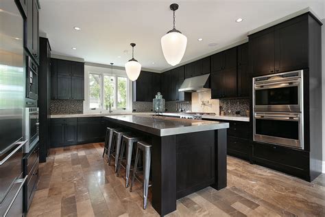 Design Ideas with Dark Shaker Kitchen Cabinets