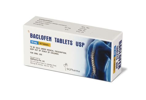 Baclofen Tablets USP » SGPharma