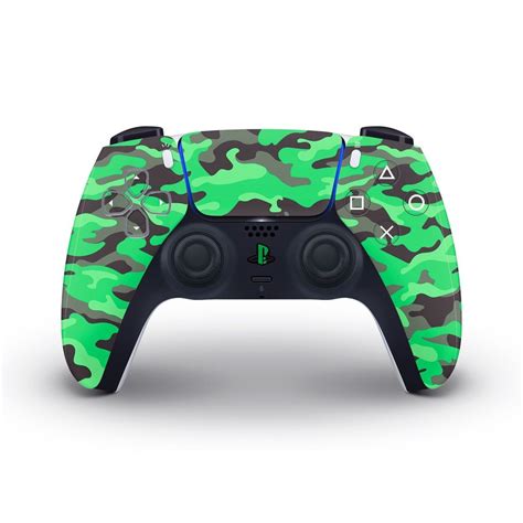 Cobalt Green Camo PS5 Controller Skin in 2021 | Green camo, Green ...