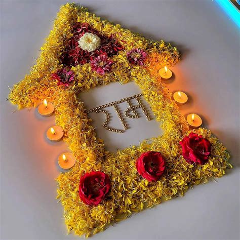 Shri Ram Rangoli Design: चूड़ी की मदद से 10 मिनट में बन जाएंगे श्री राम ...