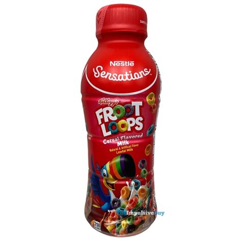 REVIEW: Nestle Sensations Kellogg's Froot Loops Cereal Flavored Milk - The Impulsive Buy