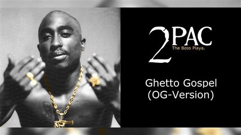 2Pac - Ghetto Gospel (OG-Version) - YouTube