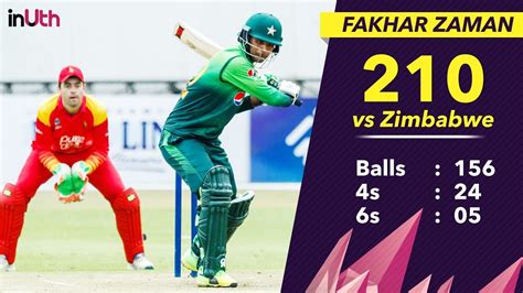 Fakhar Zaman Scores Double Century Against Zimbabwe | InUth - YouTube