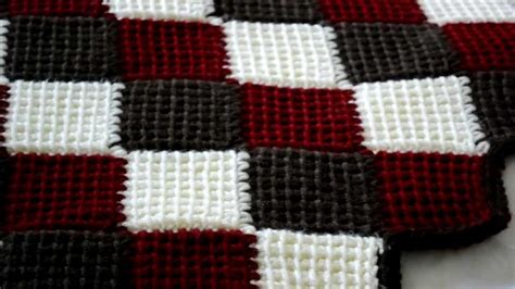 66 ENTRELAC BABY BLANKET FREE PATTERN