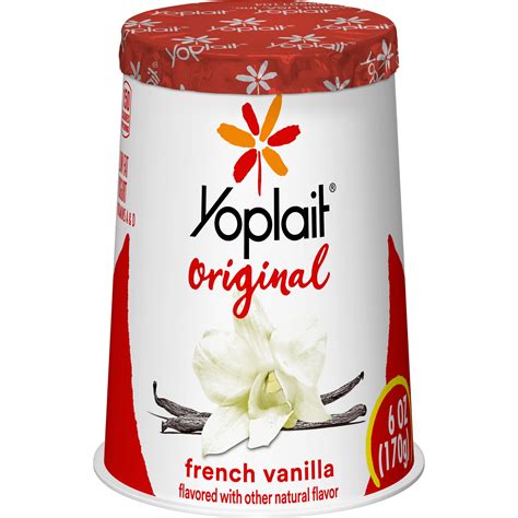 Yoplait Original French Vanilla Low-Fat Yogurt, 6 Oz. - Walmart.com