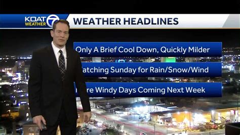 Eric's KOAT 7 Weather Forecast For 2/23/23