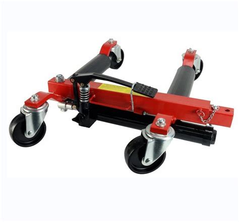 9" 1500lbs Car Wheel Dolly Hydraulic Vehicle Positioning Jack Go Jack ...