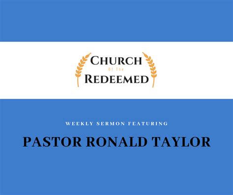 Sermons – Church of the Redeemed