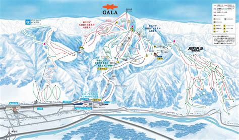 Trail map Gala Yuzawa/Ishiuchi Maruyama