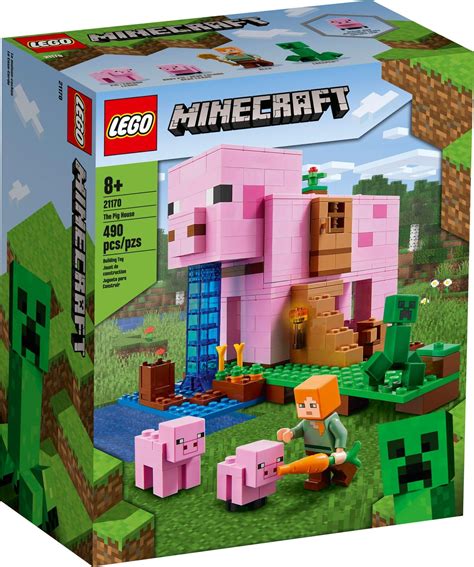 LEGO 21170 Minecraft Dom w kształcie świni - porównaj ceny - promoklocki.pl