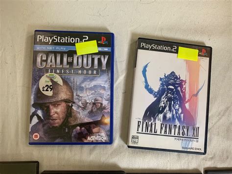 COD AND FINAL FANTASY PS2 games (authentic!), Video Gaming, Video Games ...