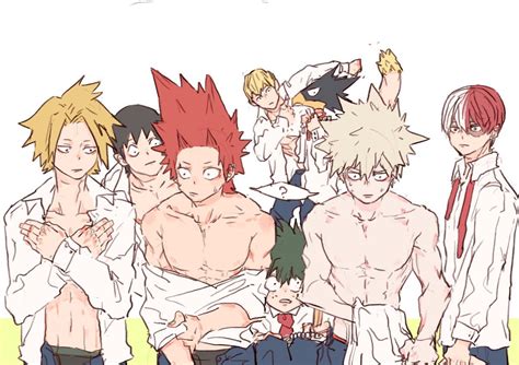 Bakugou Katsuki & Kirishima Eijirou & Kaminari Denki & Todoroki Shouto ...