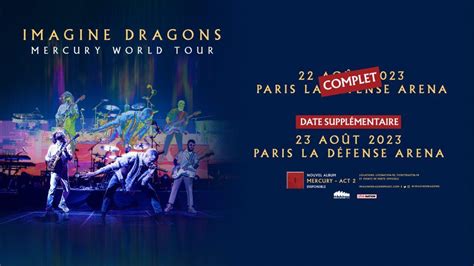 Imagine Dragons live in August 2023, at Paris La Défense Arena, extra show - Sortiraparis.com