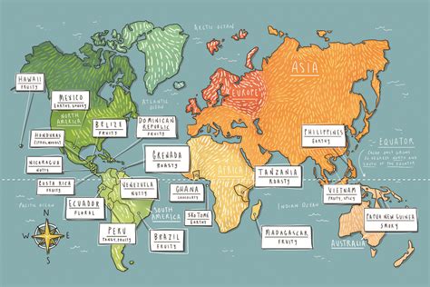 More detailed map of chocolate origins flavor profile map! | Best chocolate bars, Illustrated ...