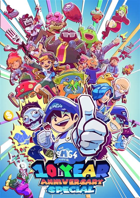 SMG4 10th Anniverysary Special Poster Redraw by PrincessSwordHeart on ...