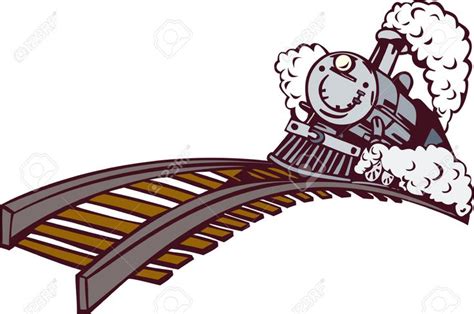 Railroad Track Stock Vector Illustration And Royalty Free Railroad ...